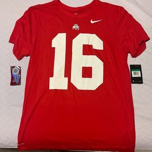 Ohio state red football t shirt